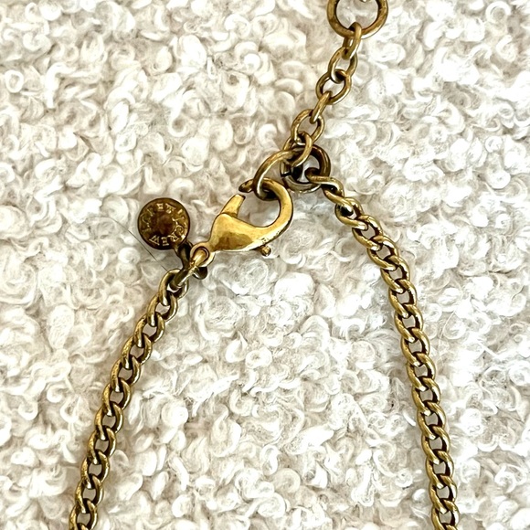 J. Crew β’ gold triangle fringe chain link adjustable necklace - Picture 10 of 10